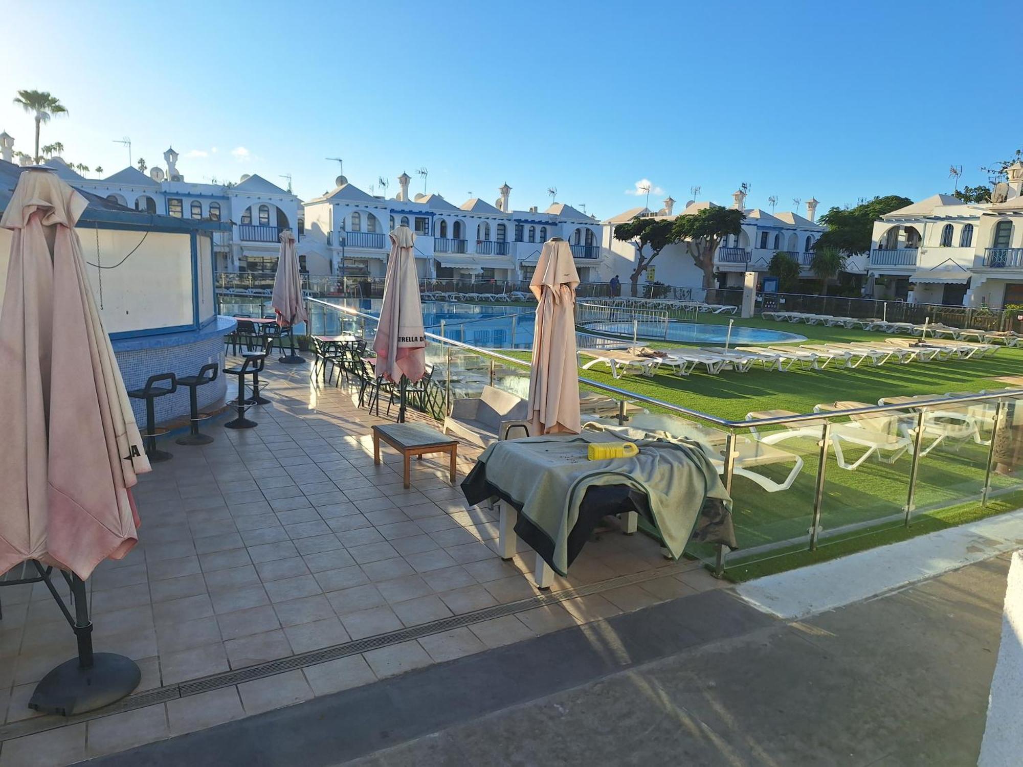 Poolfront Bungalow Playa del Ingles  Bagian luar foto